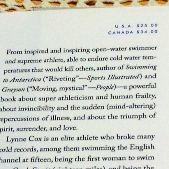 Open-Water Swimming bio, Swimming in the Sink, True Story - Picture 4 of 8